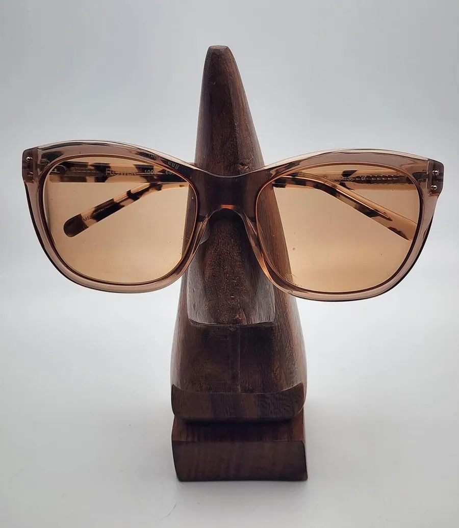 Flower Brown Transparent Prescription Sunglasses Frames