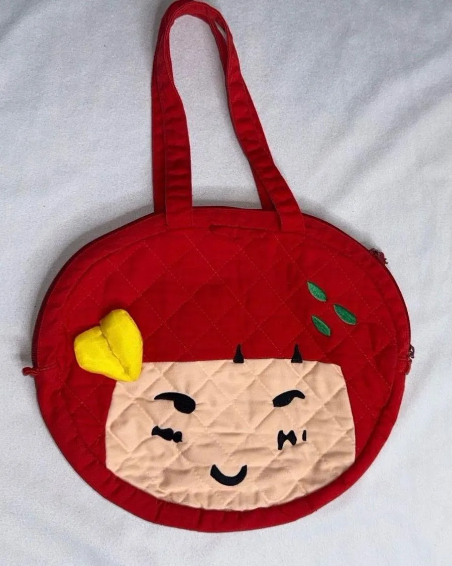 Anime tote bag Red