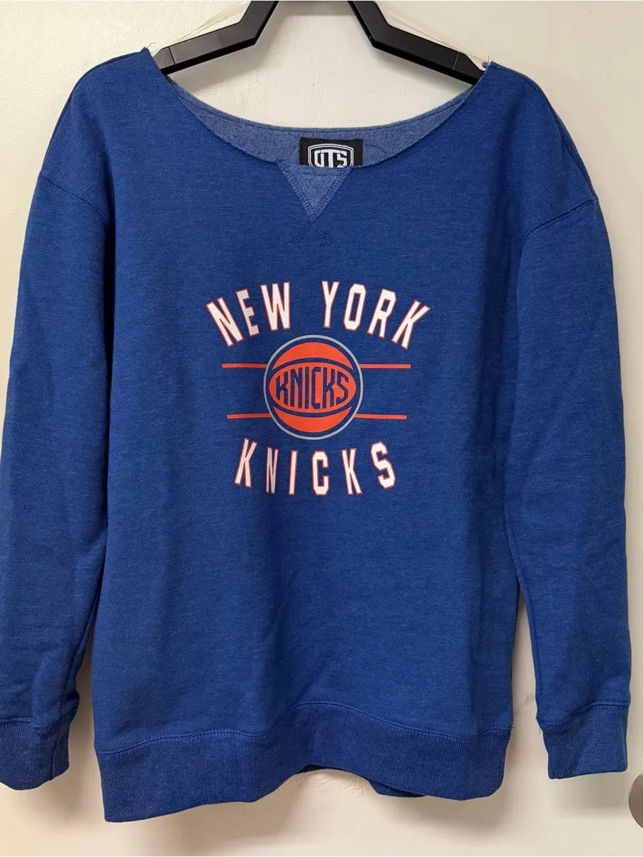 New York Knicks Women's Blue Crewneck Sweatshirt Size M