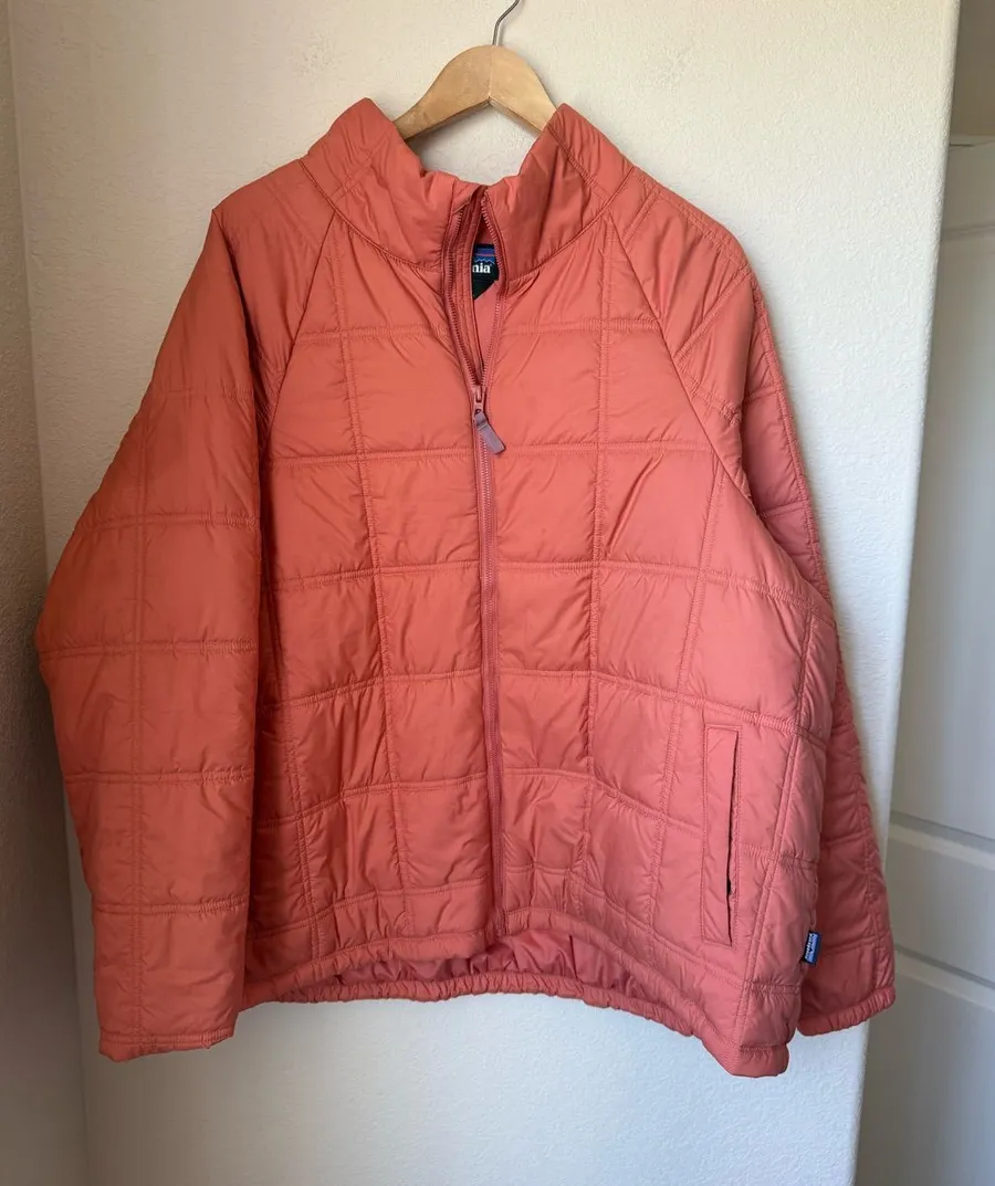 Patagonia Women's Lost Canyon Jacket Quartz Coral Size XXL