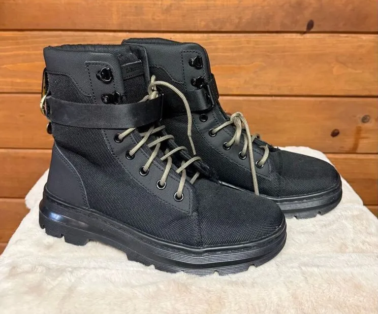 Dr. Martens Womans Combs Tech casual boots black Sz 7 NWOT