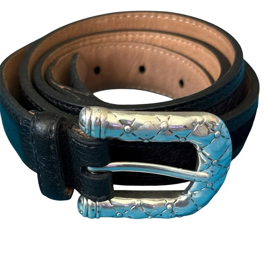 Brighton Hair-On-Hide / Calf Hair Leather Western Statement Belt size XL