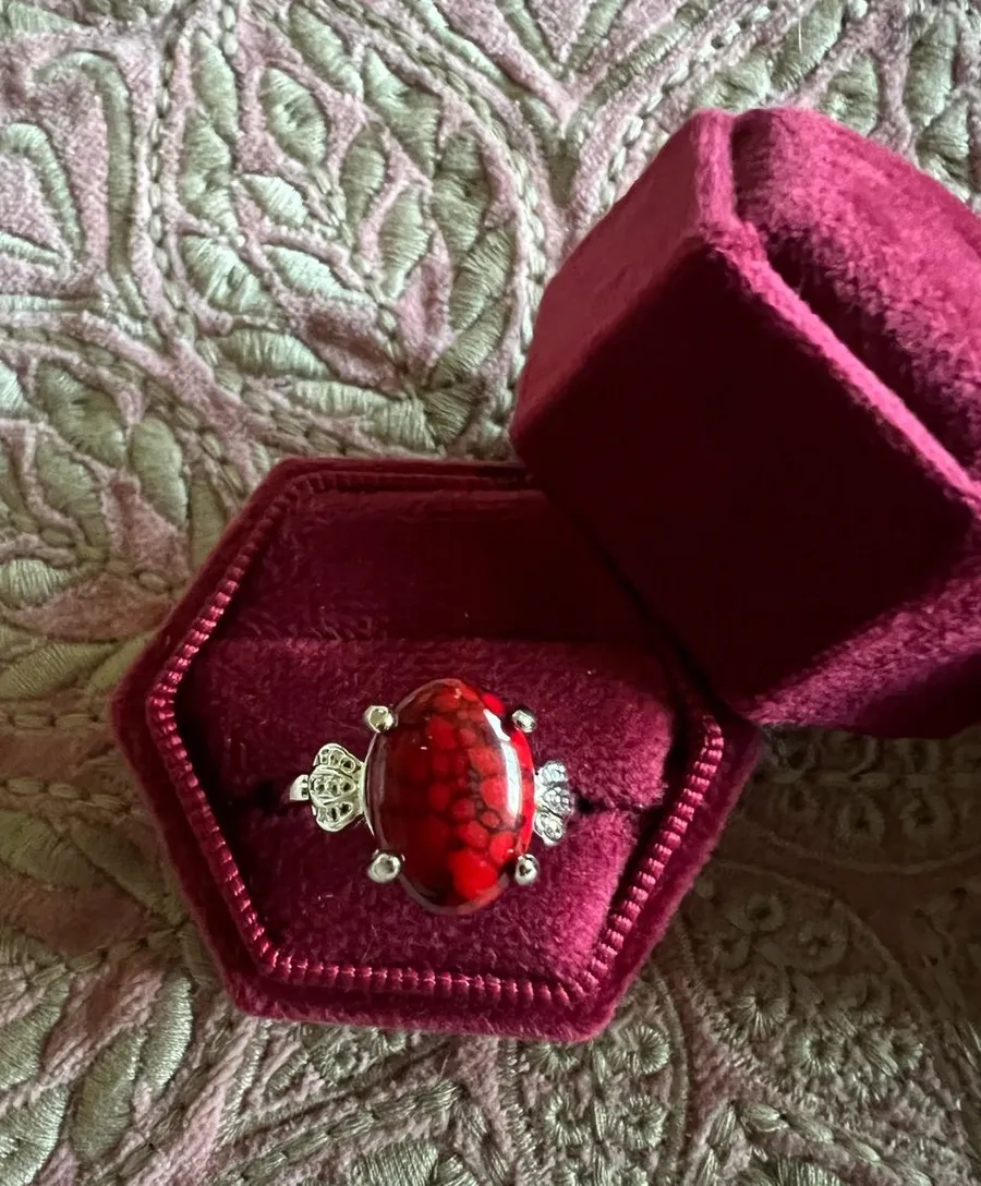 Red Stone Women's Ring