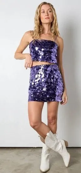 VESTIQUE Sparkle Sequin set