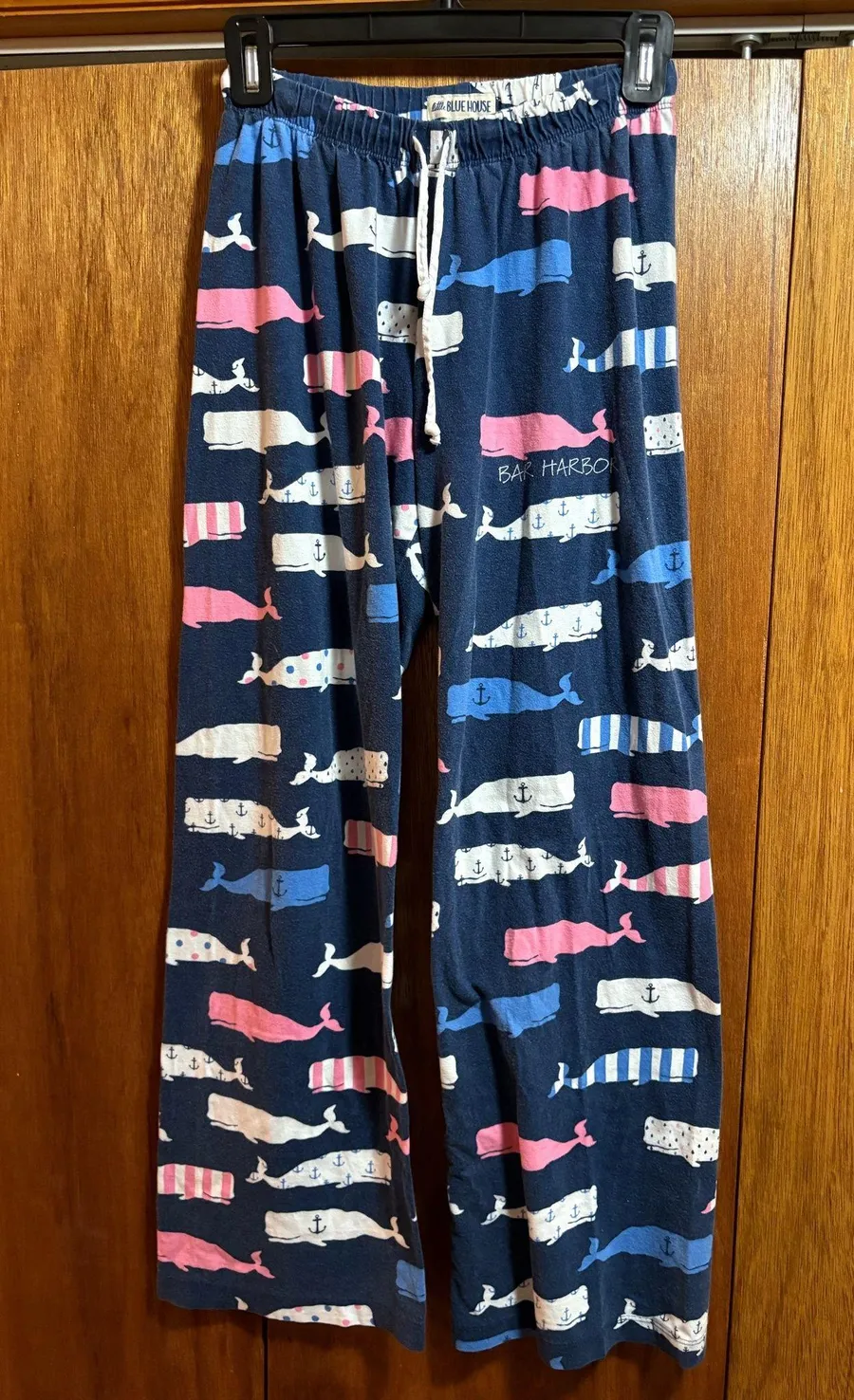 Little Blue House Whale Pajama Pants