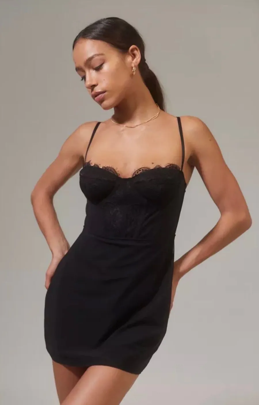 Urban Outfitters Modern Love Bustier Mini Dress
