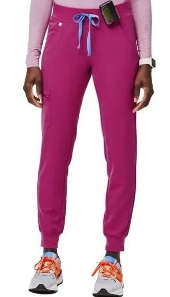 Zamora Jogger Raspberry Sorbet Women’s Scrub Pants Large