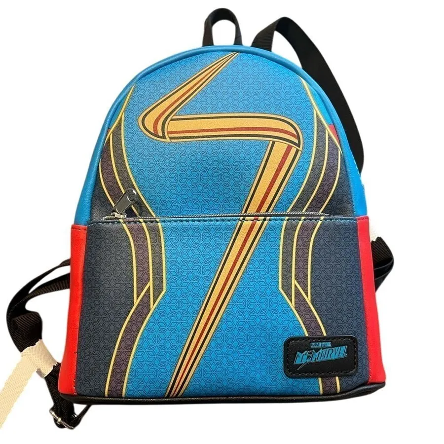 Marvel Ms. Marvel Funko Mini Backpack Blue Geometric Design Collector's Edition