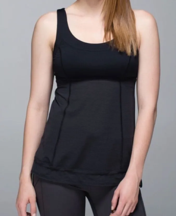 Lululemon Run : Black Ta Ta Tank Top SZ4