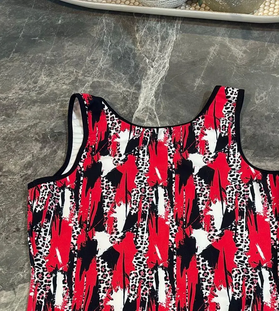 Plum leotard Red Size XL