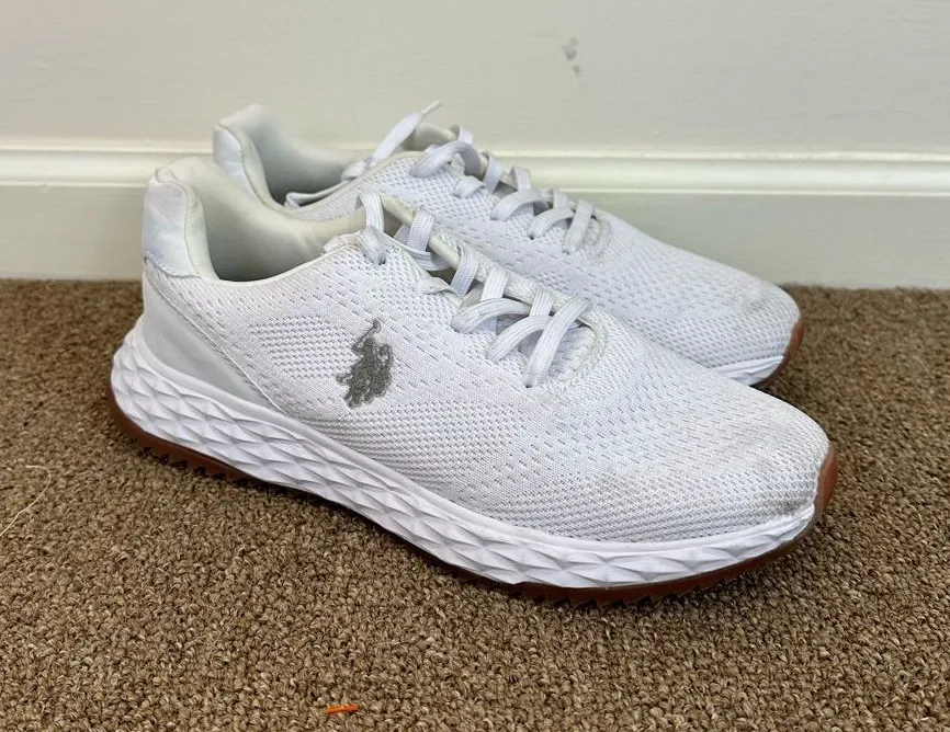 U.S. Polo Assn. White Running Workout Tennis Shoes Size 7.5 Women's