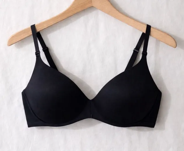 SKIMS Onyx Wireless Push Up Bra Sculpting Comfort Fit 32DD NWT