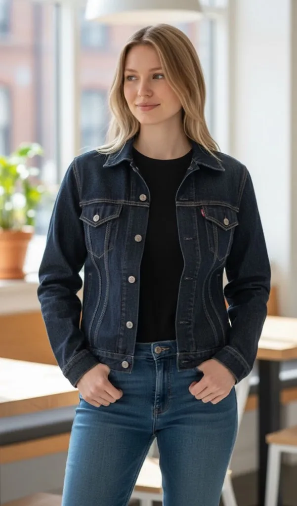 Levi's Blue Jean Jacket Size S