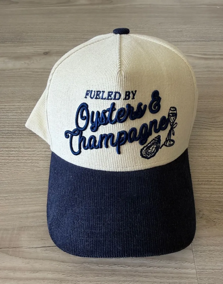 Oysters & Champagne Embroidered Two