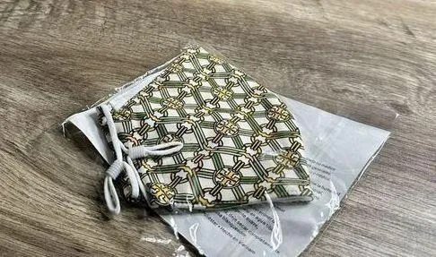 Tory Burch Face Mask Patterned New