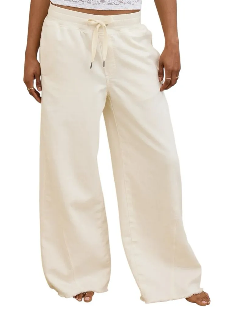 Aerie NWT Women’s Size XL Cream Ivory Natural Soft Landing Trousers Sweatpants