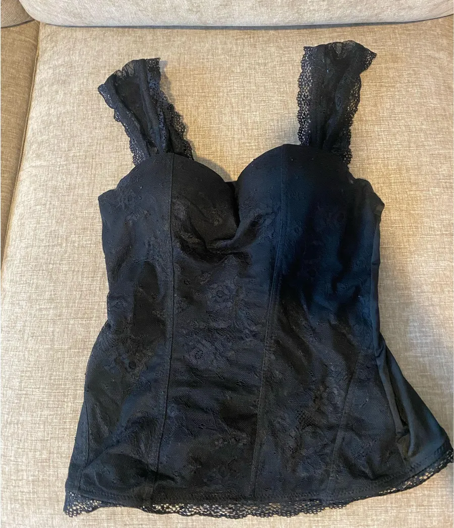 Black Corset Spirit Halloween Lace