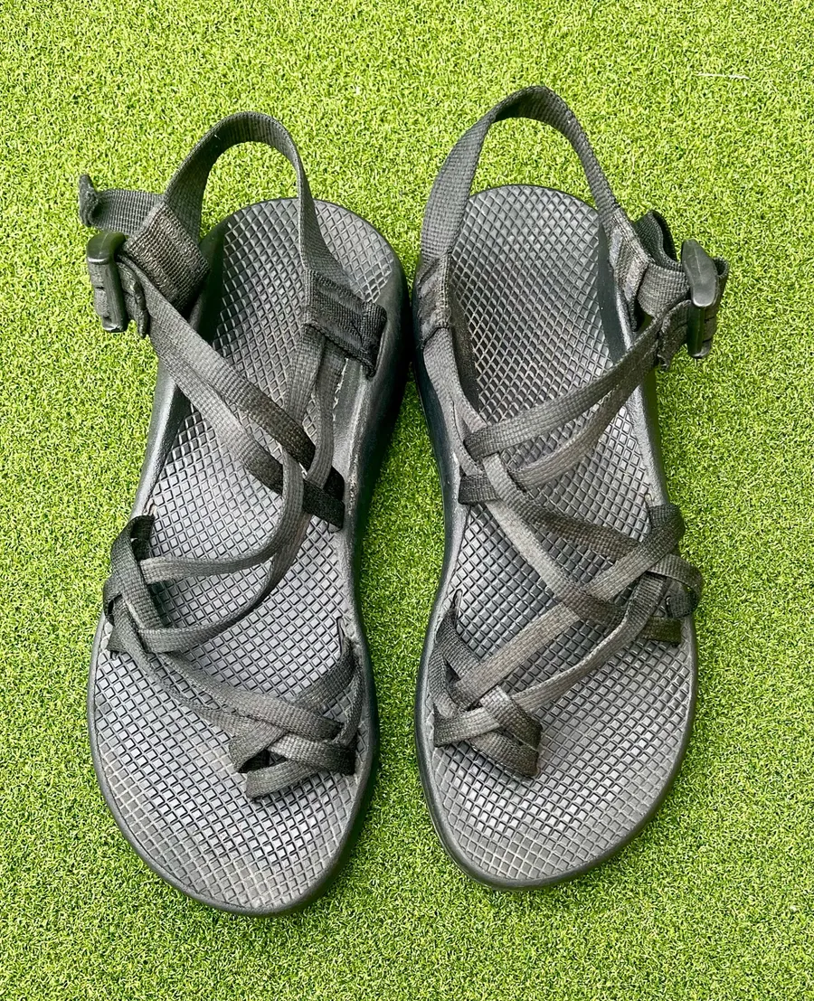 Chaco ZX/2 Yampa Women's Strappy Sport Sandals Solid Black Size 10 W