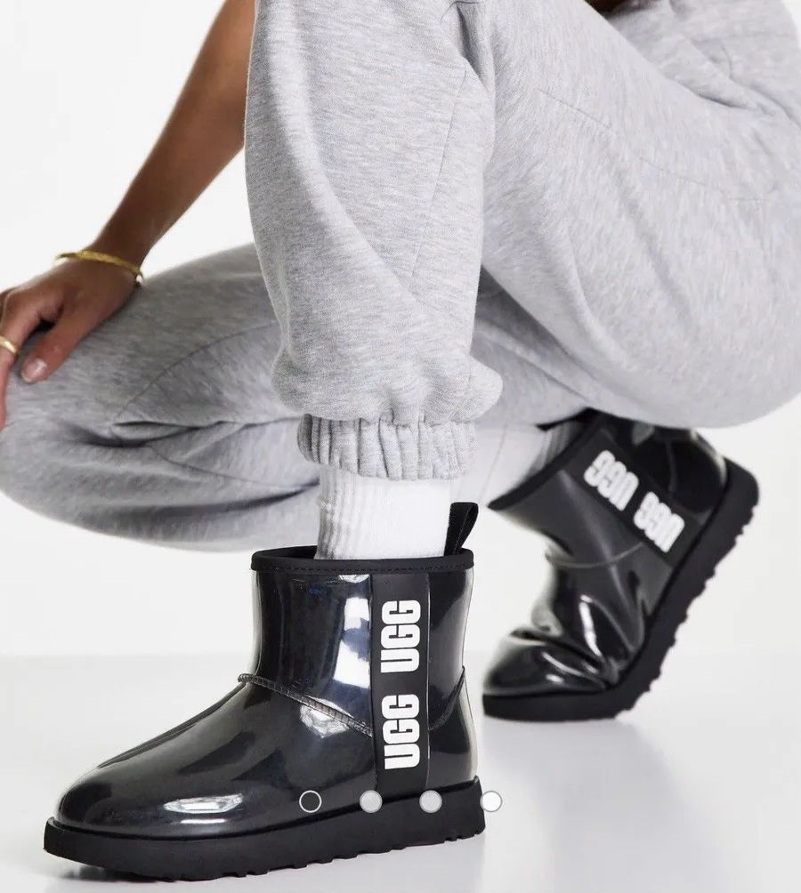 UGG Classic Clear Mini in Black SZ 9