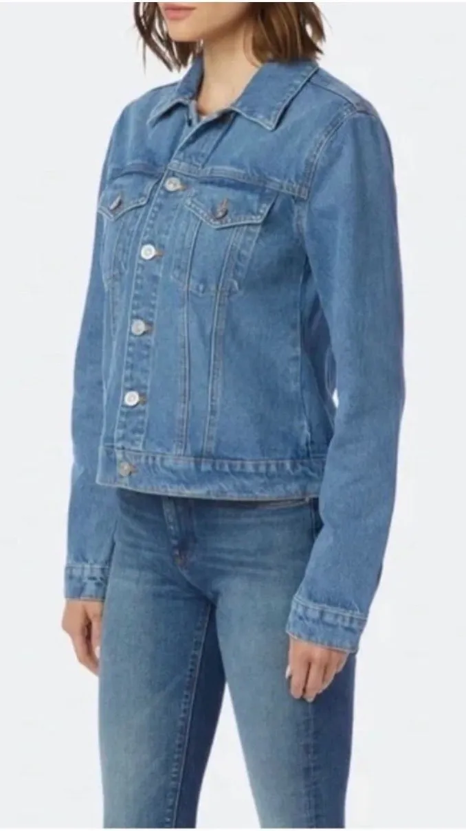 NWOT Hudson the Classic fitted trucker jacket sz l/xl