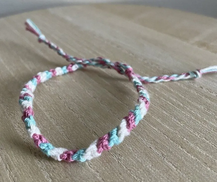 Celestine Bracelet, anklet, trendy, comfortable, tie, embroidery thread, woven,