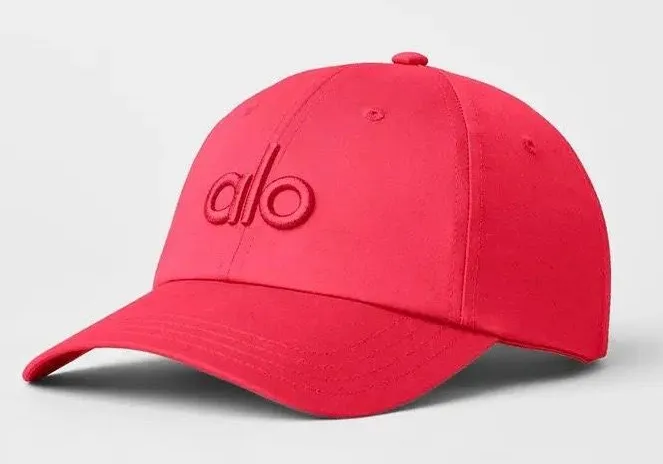 Alo Yoga Off-Duty Cap Candy Red