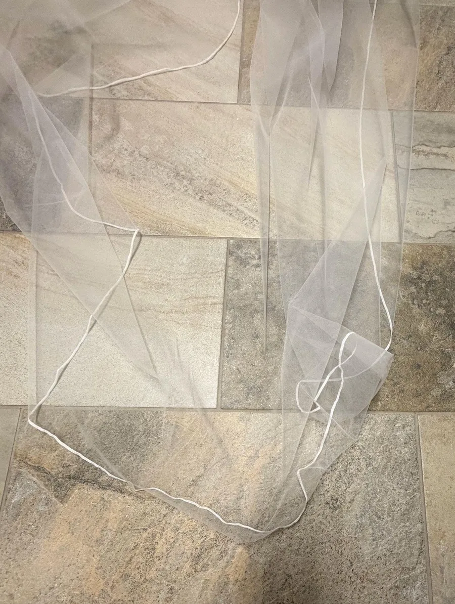 Casablanca Beloved Cathedral Length wedding veil