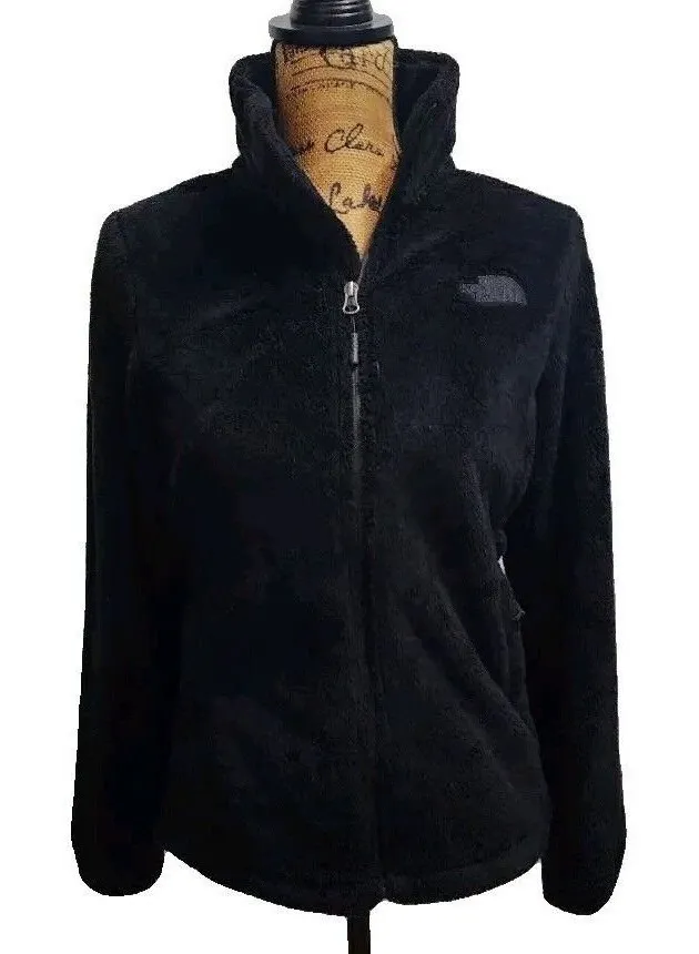 The North Face Osito Fleece Jacket Full Zip Soft Plush Black