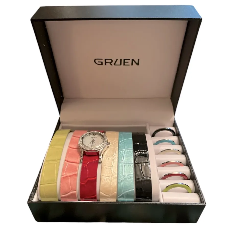 VINTAGE LADIES GRUEN WATCH Red