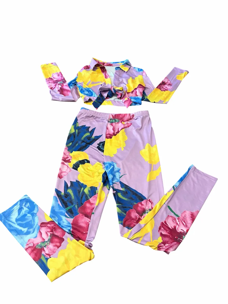 Women’s Two Piece Set Purple