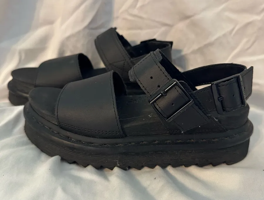Dr. Martens Platform Sandals Black