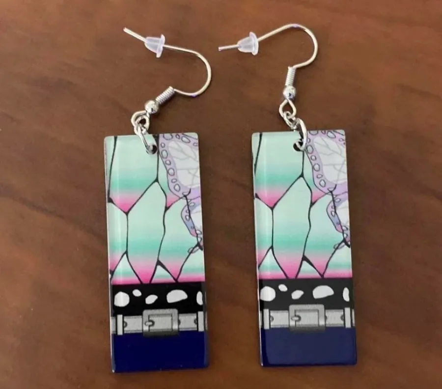 Earring Demon Slayer Shinobu Kawaii Anime