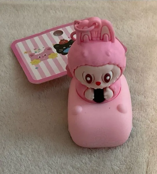Cute Pink Character Key & Card Holder