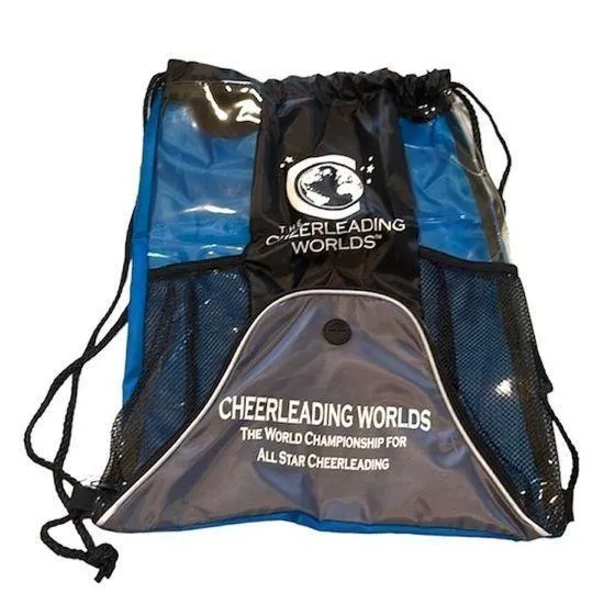 New Undated Cheerleading worlds String Backpack