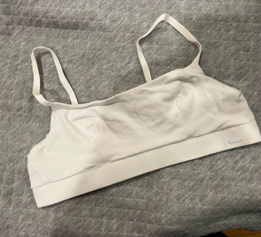 Savage X Fenty Cream/White Bandeau Bralette White