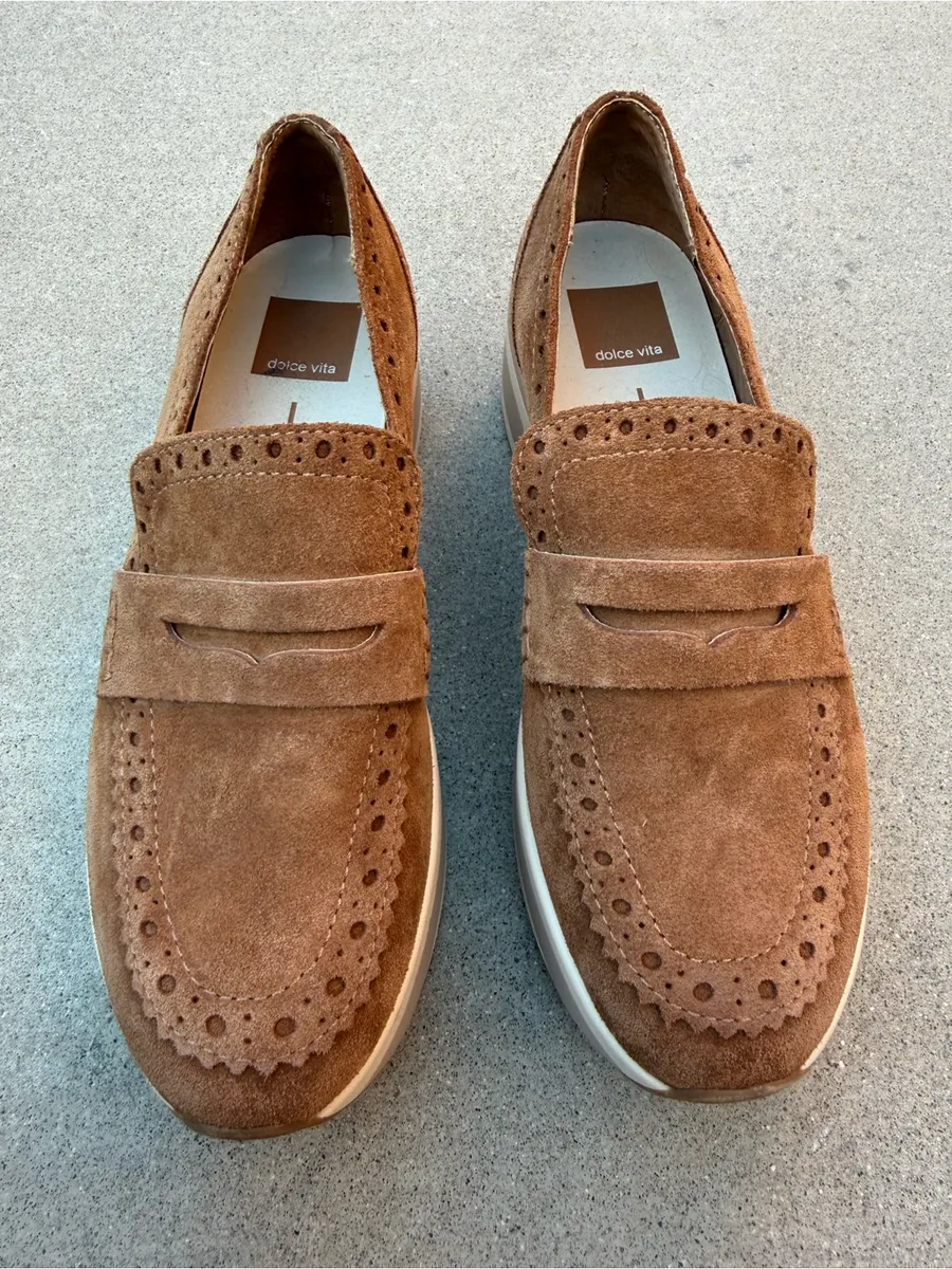Dolce Vita Tan Suede Slip