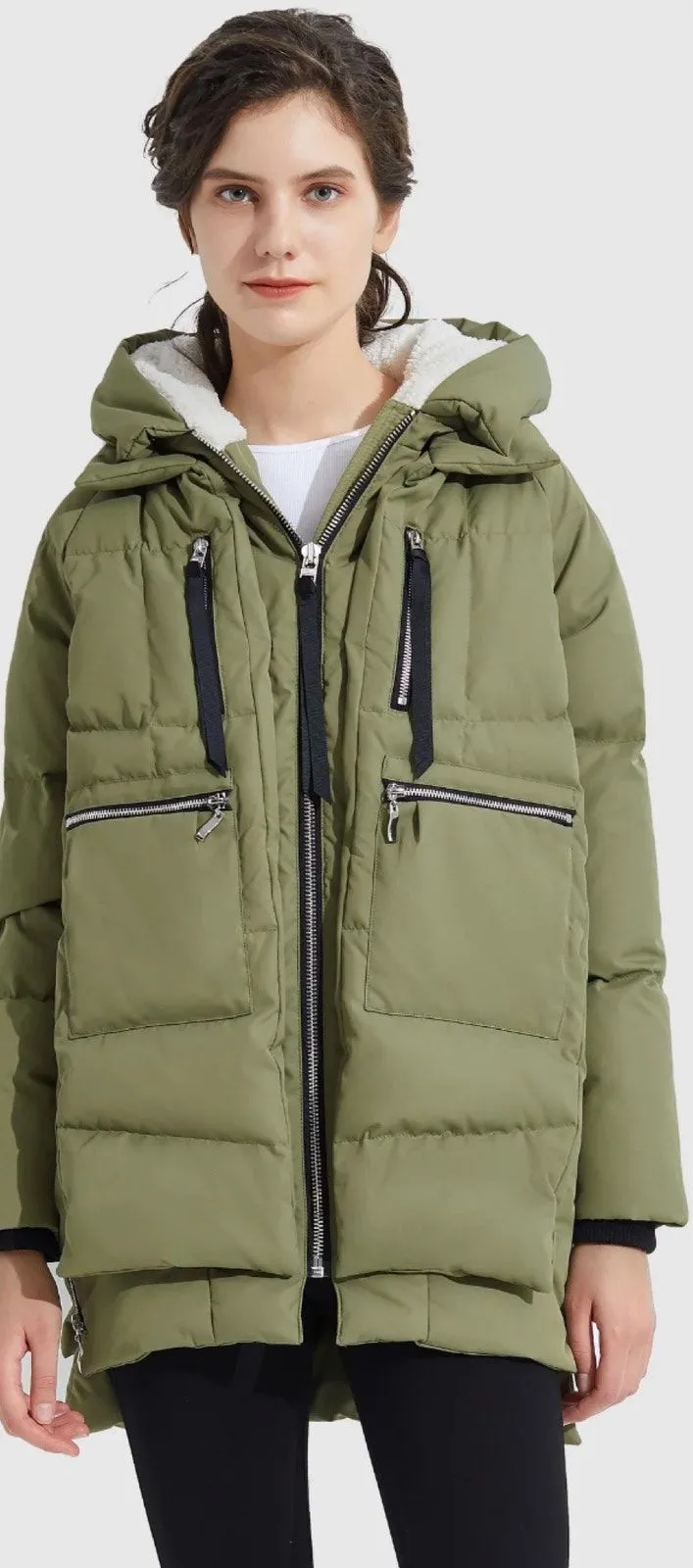 Orolay Thickened Down Jacket 092 Universe Peat Moss Green Size Medium