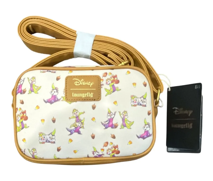 Loungefly Disney Chip and Dale as Monsters Halloween Camera Crossbody Bag