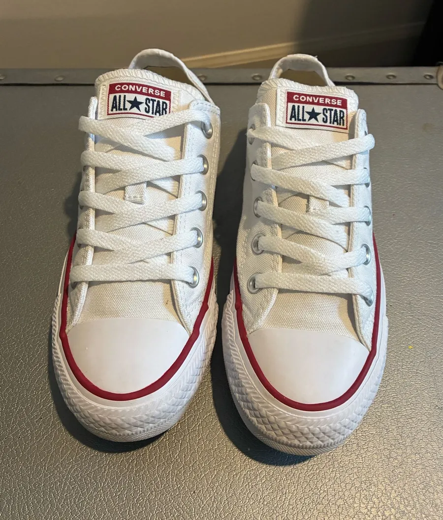 All White Converse Chuck Taylor Star