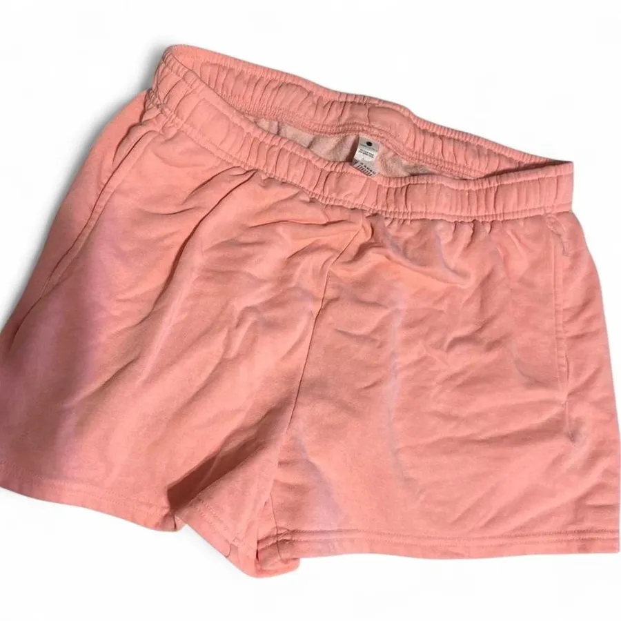 Yogalicious Women's Pink Lounge Shorts Drawstring Elastic Waist Size Large