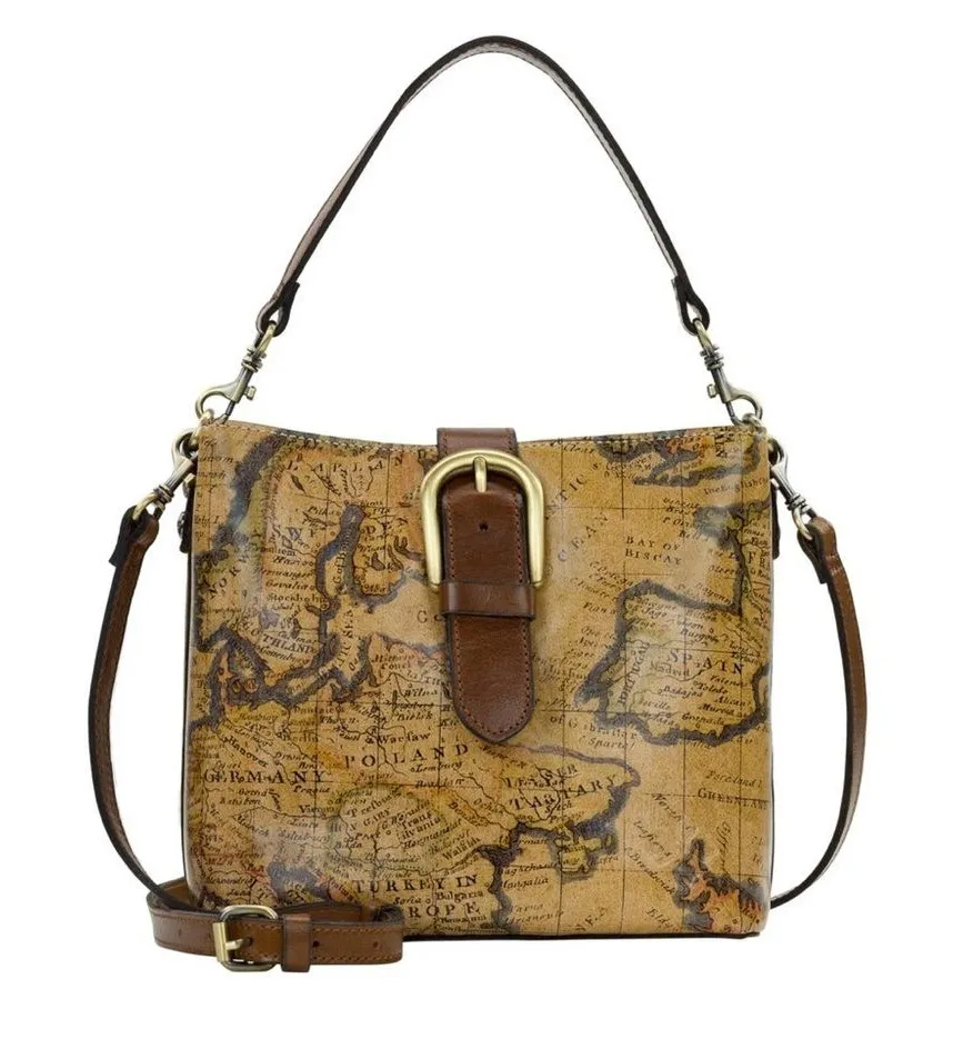 New
Patricia Nash Irving Leather Satchel with Crossbody Strap