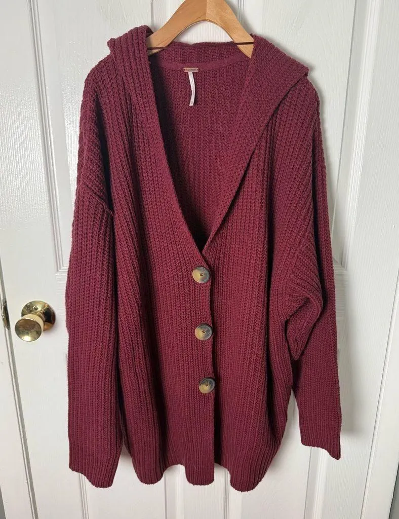Free People Swim Too Deep Cardi M