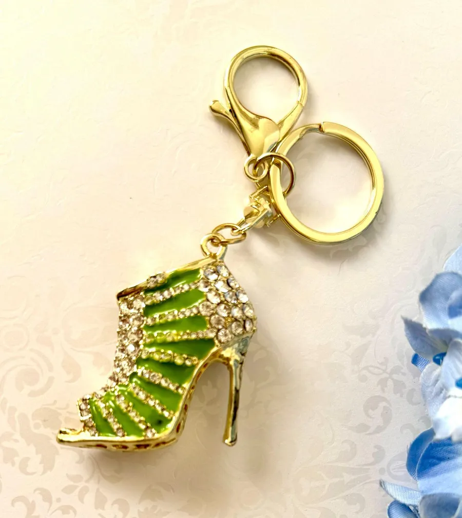 Stiletto Keychain Green