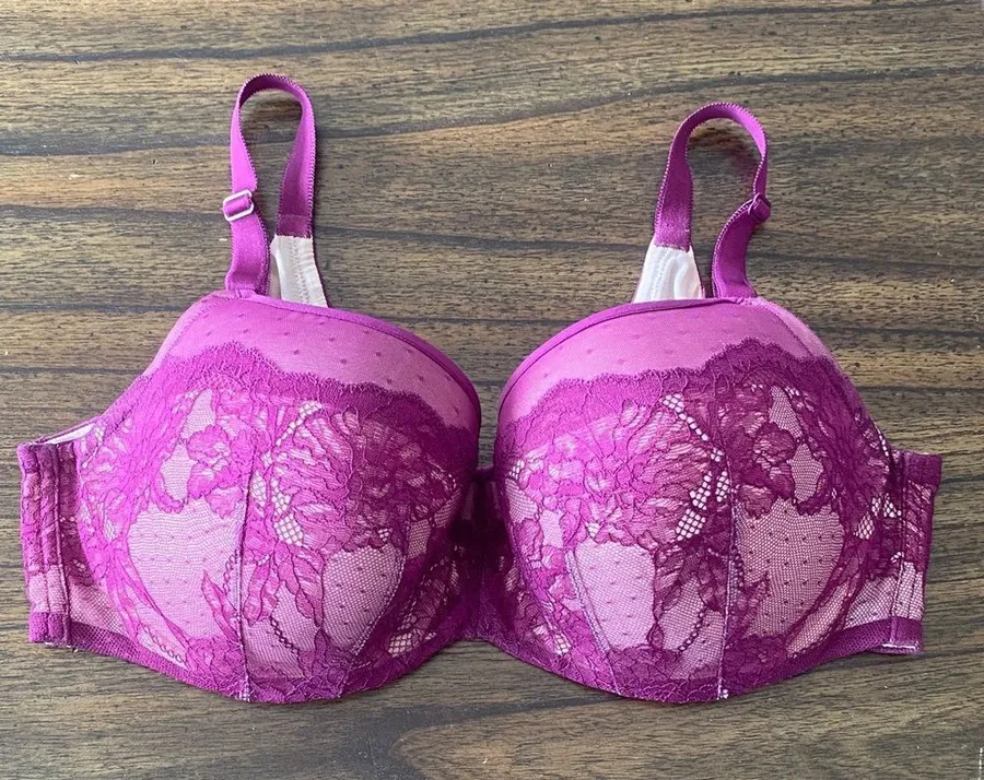 Torrid Full Coverage Balconette Lightly Lined Dot Lace 360 Back Smoothing 40DDD