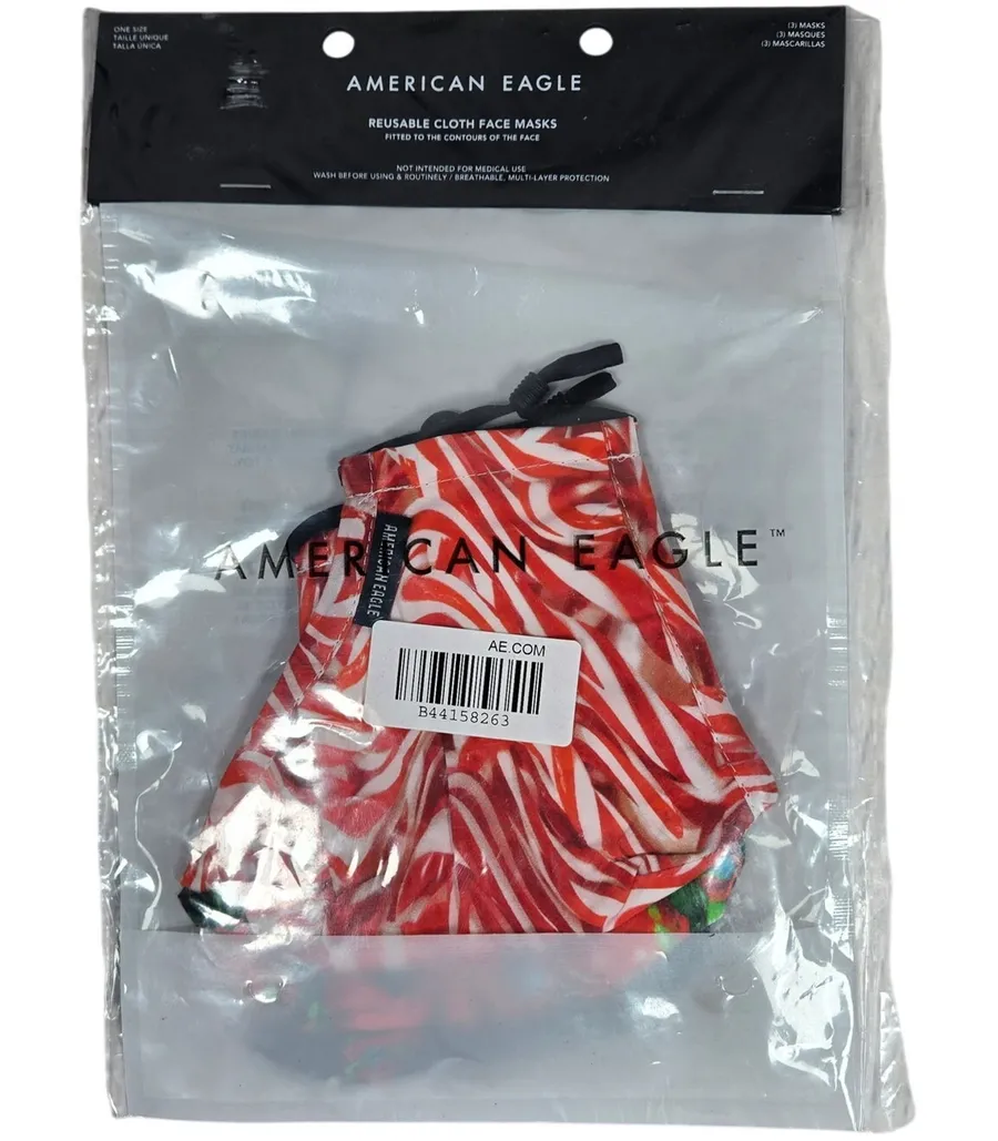 American Eagle Reusable Cloth Face Masks 3-Pack NIB