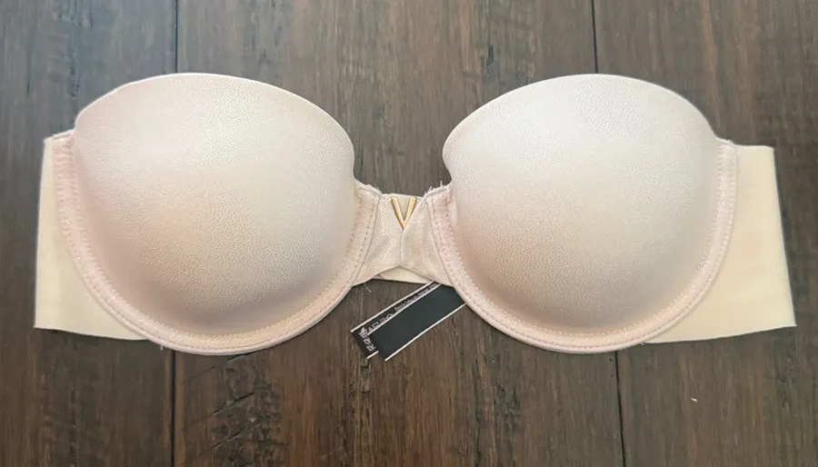 Strapless Light Pink Shimmery Bra