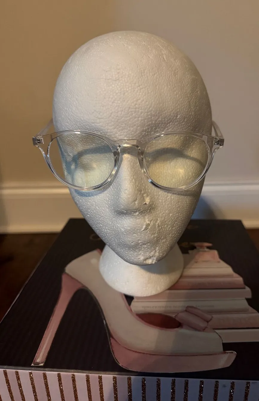 Clear Frame Blue