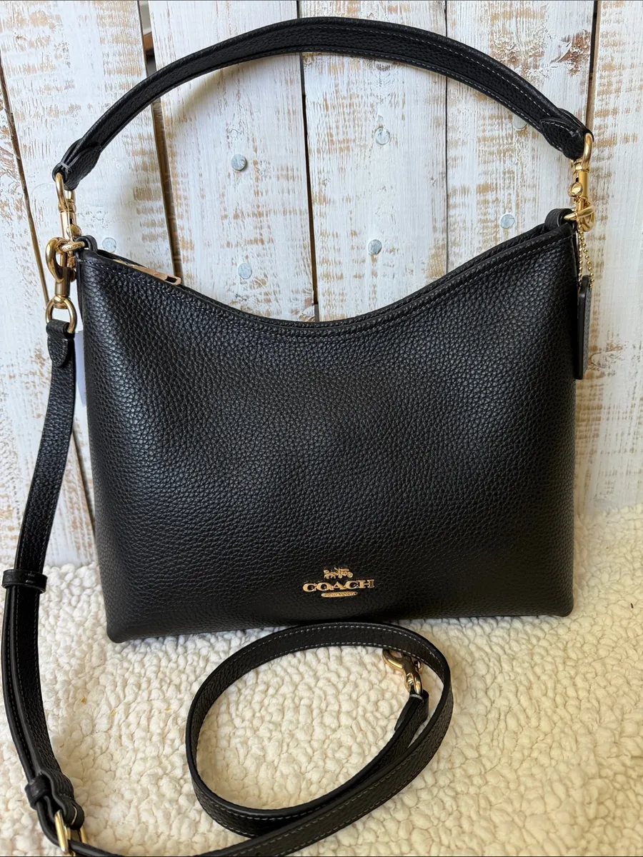Coach Laurel Medium Shoulder Bag Black NWT