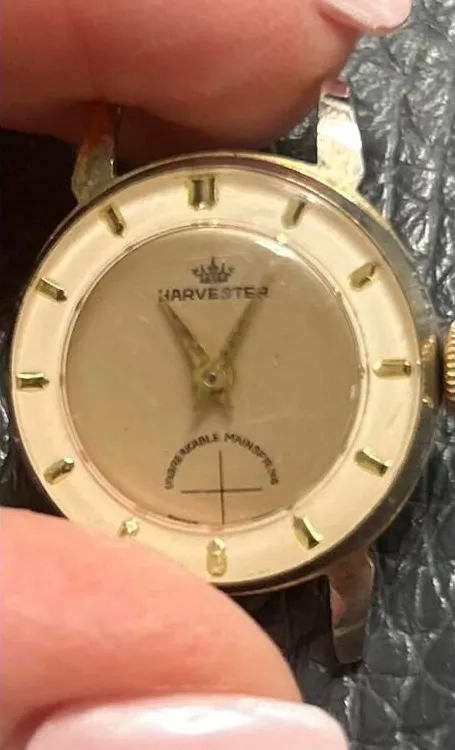 Harvester Vintage Gold Watch