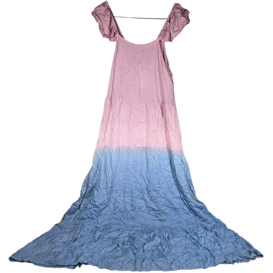 Raviya Maxi Beachwear Cover Up in Mauve Ombre M NWT Pink Size M
